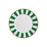 Prato Sobremesa Cerâmica Branca 21cm - Jogo 6