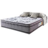 Colchão Casal Ortopédico 138x188x28 One Face Espuma D45 Cinza