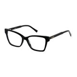 Armação Carmim Crm41664c1 - Acetato, Feminino, Preto