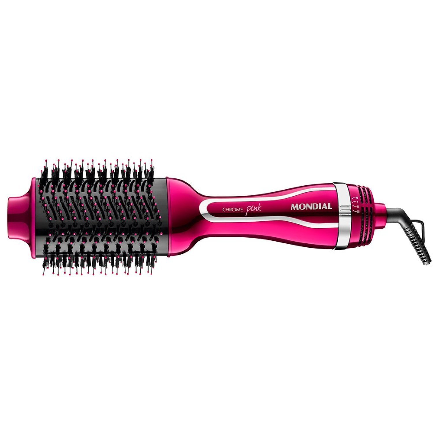 Escova Secadora Chrome 1200w 220v Es-04 Mondial Chrome Pink