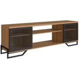 Rack Industrial 180 Cm 2 Pt Com Tela Em Metal 1027 Preto Mell Pp Preto Mell