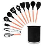 Kit 12 Peças Utensílios Silicone - Colheres E Espátulas