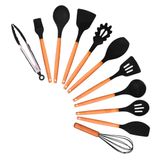 Kit Utensílios Profissional 12 Peças Silicone