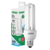 Lâmpada Compacta Eletrônica Taschibra 3u 15w E27 6400k 110v