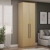 Guarda-roupa Modulado 2 Portas Com Cabideiro 100% Mdf Infinity Savana