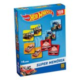 Jogo Supermemória Hot Wheels Grow 108 Cartelas