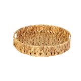 Bandeja De Palha Seagrass 30x6cm - Ideal Para Frutas E Pães
