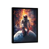 Quadro Astronauta Explosion -- Br Artes