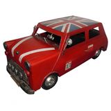 Carro Vintage Decorativo Mini Cooper Londres Retro Mr Bean (cj-021)