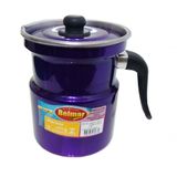 Leiteira Fervedor Com Apito Violeta Esmaltada 1.6l Belmar