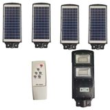 Luminaria Solar 120w Led Sensor Movimento Kit 5 Und