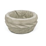 Cachepô De Concreto Artesanal Decor Terrário 7,3cm Cinza