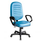 Cadeira Presidente Para Escritório Linha Blenda Azul