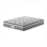 Colchão Queen Molas Ensacadas Evolution Pro Dormir 158x198x32cm Probel Cinza Com Branco
