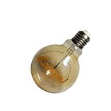 Lampada Led Vintage Happy 4w Branco Quente Casa Comercio