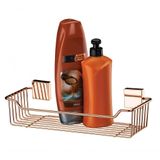 Porta Shampoo Prateleira Banheiro Rose Gold Future 7501rg