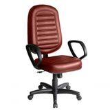 Cadeira Presidente Para Escritório Linha Blenda Vermelho