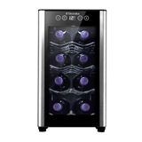 Adega Electrolux 8 Garrafas 1 Porta Preta Acabamento Em Alumínio (acb08) - Bivolt Bivolt