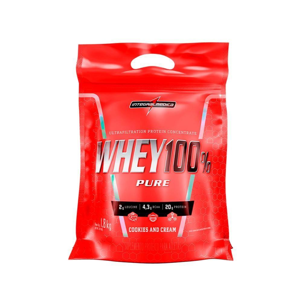 Whey 100% Pure 1,8kg Pouch Integralmedica-cookies And Cream Cookies And Cream