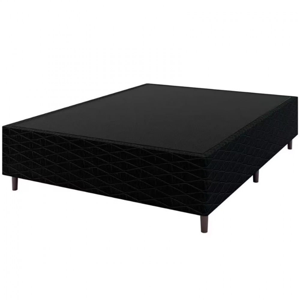 Base Box Para Colchão De Casal Umaflex New Italia Black 38x138x188cm