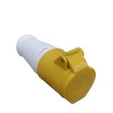 Tomada Industrial De Acoplamento Pendente 127vca Amarelo 32a 4h 3p+t