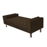 Recamier Baú Félix Solteiro 120 Cm Corano - Doce Sonho Móveis Marrom