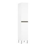 Paneleiro Simples 40cm 2 Portas Pérola Branco Polar