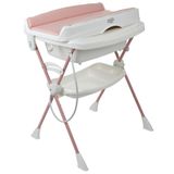 Banheira Burigotto Splash+ com Suporte e Trocador Rosé Madder