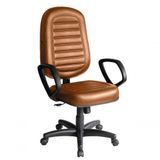 Cadeira Presidente Para Escritório Linha Blenda Marrom