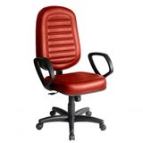 Cadeira Presidente Para Escritório Linha Blenda Vermelho