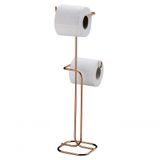 Suporte Papel Higiênico De Chão Rose Gold 1176rg