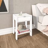 Mesa De Cabeceira Multimóveis Cr35003 Branca