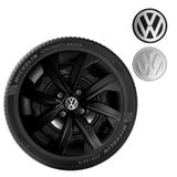 Calota Gol Voyage Aro 14 Black Piano 249cb - Grid Calotas