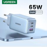 Carregador Ugreen 65w Gan X 3 Em 1 Portátil