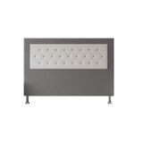 Cabeceira Havana 1,95 Cm Cama Box King Size Suede Cinza