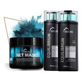 Máscara Capilar Truss Net Mask 550g + Kit Equilibrium Truss