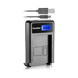 Carregador De Bateria Digital P/panasonic Vbg Kastar Cb-vbg