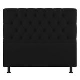 Cabeceira Cama Box Casal King Size Nice 195cm Linho Preto - Abmaza