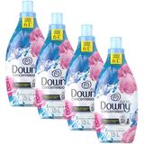 Kit Com 4 Amaciante Concentrado Brisa De Verão Downy 1,5l