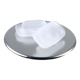 Plaquetas Silicone Consertos Óculos Preta Branca 10 Pares