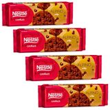 Cookies Alpino Crocante Com Gotas 4x60g
