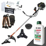 Roçadeira Á Gasolina Terra Grh430 Alta Potência + Óleo Stihl