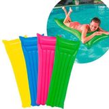 Colchão Boia Inflável Para Piscina Verão Colorido 183x69cm