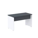 Mesa Para Escritório Retangular 120cmx60cm P25 Grafito/branco