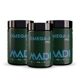 Kit 3x Ômega 3 Dha 1000mg Epa 400mg Madi 60 Cápsulas