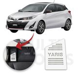 Descanso De Pé Toyota Yaris Aço Prata