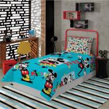 Jogo De Cama Infantil Mickey Lepper 3 Peças - Microfibra