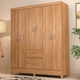 Guarda Roupa Bartira Brusque Ii Com 6 Portas E 2 Gavetas