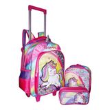 Mochila De Rodinha Infantil Resistente - 40cm X 30cm X 12cm