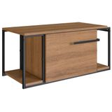 Gabinete Suspenso Para Banheiro 1 Pt Basc P1019 Preto Mell Pp Preto Mell